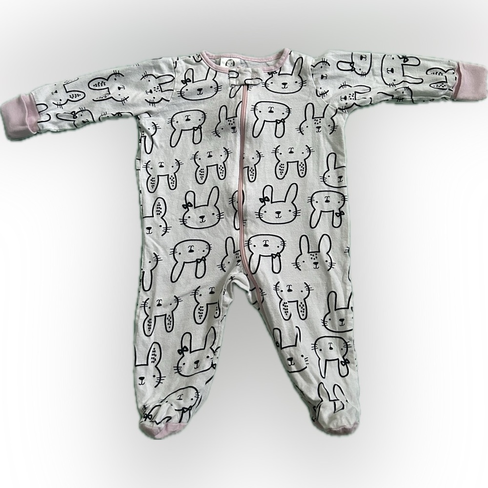 Gerber Bunnies Footie Pajamas 0-3 Months